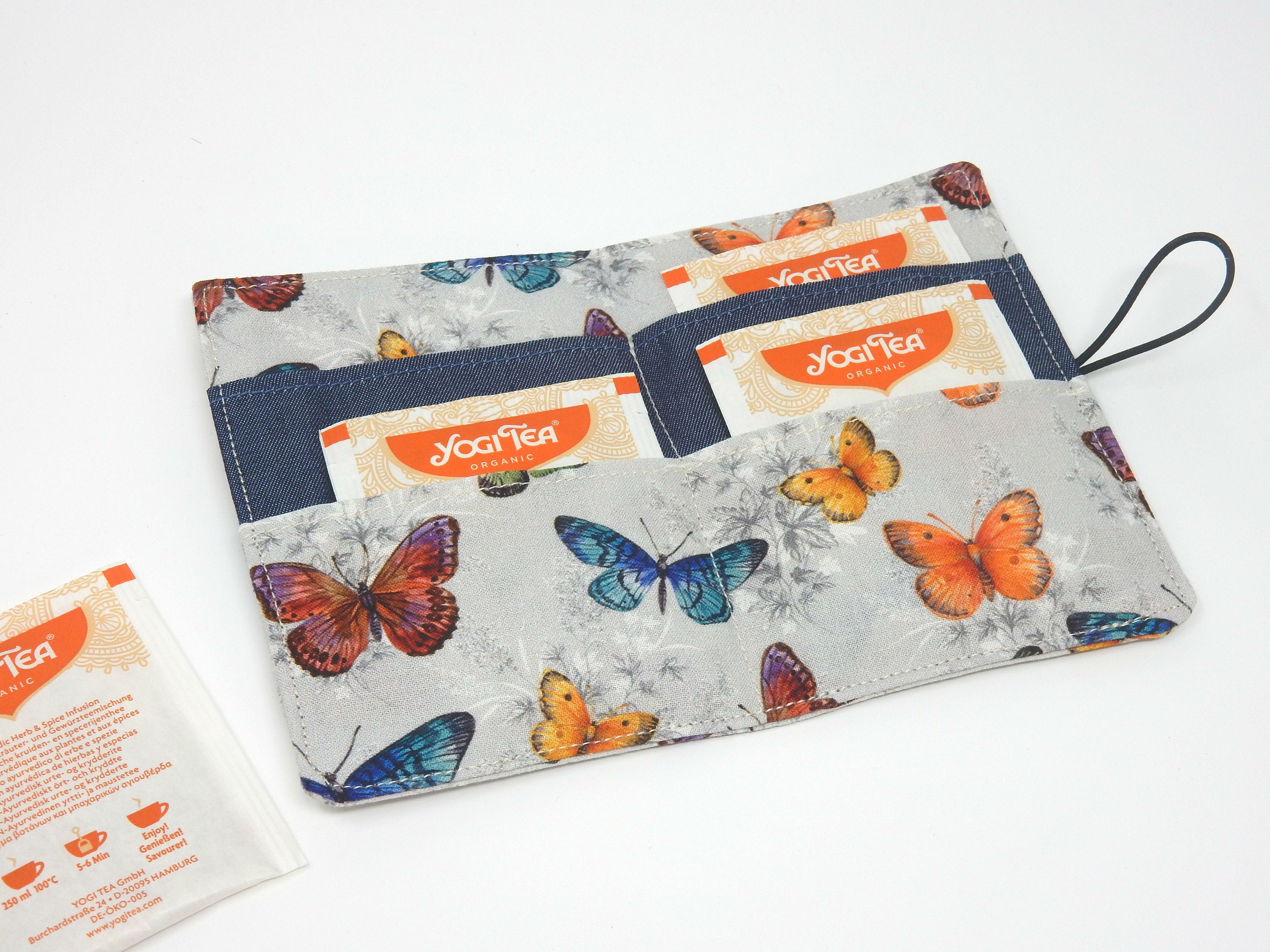 Sewing Pattern Tea Wallet DIY Tutorial Tea Bag Holder Pdf Etsy UK
