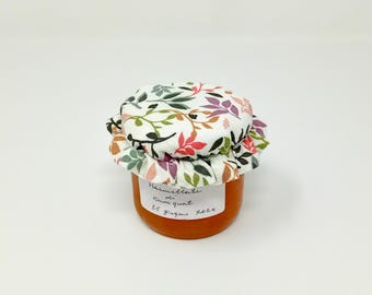 Mason jar cover, food cover, washable glass covers, jar cap, container cover, yogurt cover