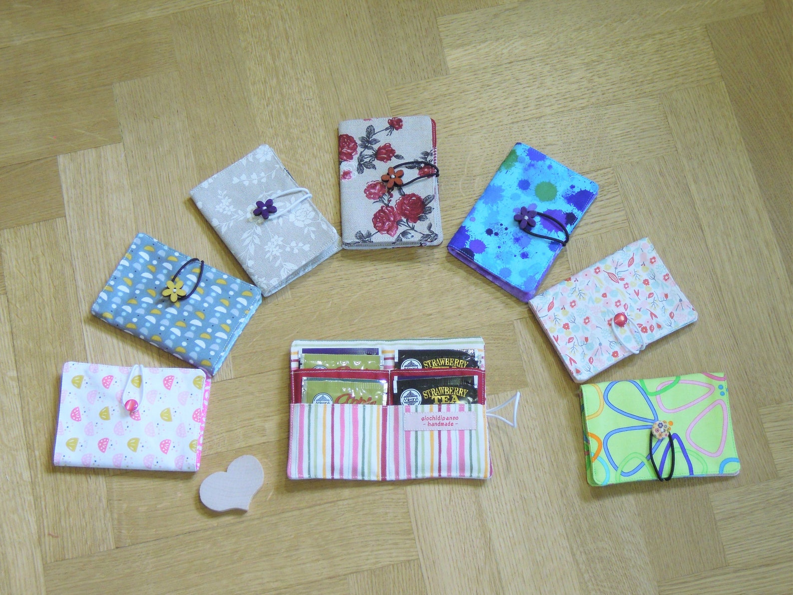 Sewing Pattern Tea Wallet DIY Tutorial - Tea Bag Holder Pdf Instant ...