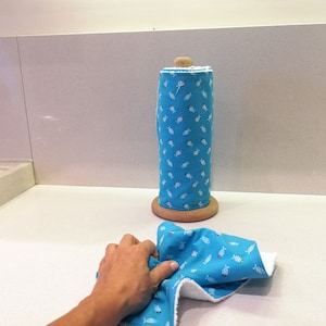 Toalhas de papel sem papel com fechos, desperdício zero, toalhas de papel reutilizáveis