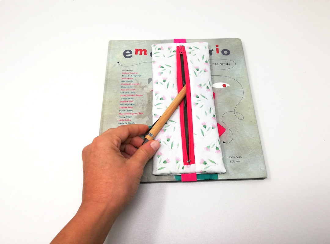 Elastic Pencil Pouch for Book Planner Pencil Case Pen Case Etsy