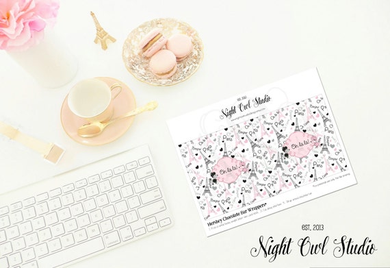 E119 Digital Download Love Chocolate Bar Wrappers