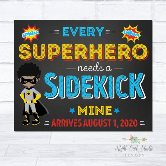Superhero Pregnancy Announcement, Big Brother Pregnancy Announcement, Brother Baby Announcement, Baby Reveal, Photo Prop, Chalkboard Sign Il_570xn