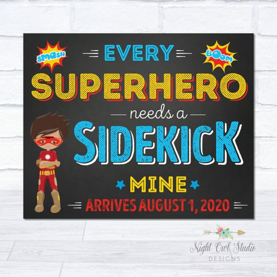 Superhero Pregnancy Announcement, Big Brother Pregnancy Announcement, Brother Baby Announcement, Baby Reveal, Photo Prop, Chalkboard Sign Il_570xn
