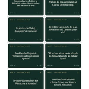 Christmas Trivia Game Printable | 40 Christmas Quiz Questions with Answers | Family Holiday Party Game | Office Party Quiz image 2