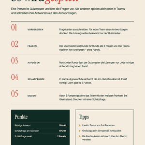 Christmas Trivia Game Printable | 40 Christmas Quiz Questions with Answers | Family Holiday Party Game | Office Party Quiz image 4
