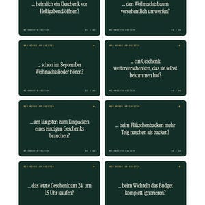 Christmas Party Games Bundle Printable | 4 Games: Imposter, Trivia, Most Likely To, Gift Exchange | Game Night PDF image 4