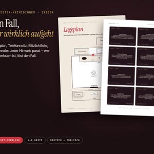 Murder Mystery Party Game Printable | New Years Eve 1926 Roaring Twenties | 6–8 Players | Grand Hotel Aurora PDF image 4