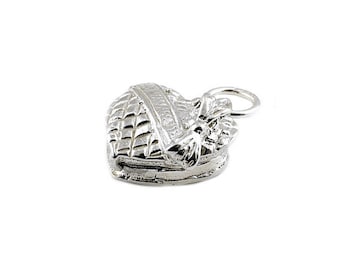 Sterling Silver Opening Chocolate Box Charm, Engraved "Your My Choice"