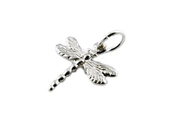 Sterling zilveren Dragonfly charme voor armbanden, cadeau voor mama, cadeau-ideeën, insect charme, traditionele charme, vintage charme, charmes voor ketting