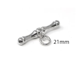 Sterling Silver Albert T Bar- 21MM 925