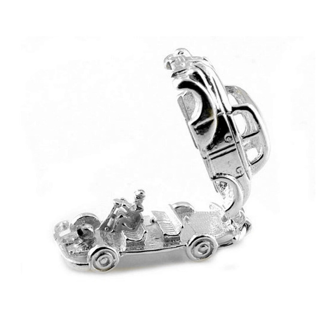 Sterling Silver Opening Morris Minor Car Charm for Bracelets Etsy