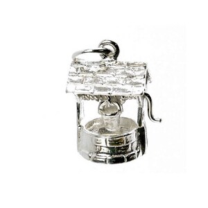 Charme Argent Sterling Vintage - Motif "WISHING WEL" 2,3g - Occasion En Bon état, Porte-bonheur Unique