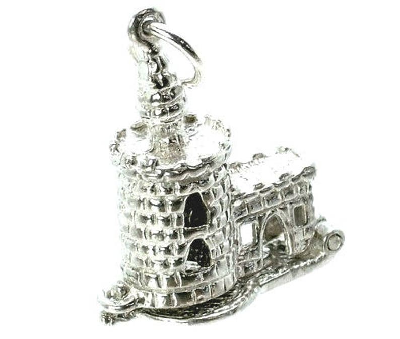 Sterling Silver Opening Tower of London Charm for Bracelets Etsy