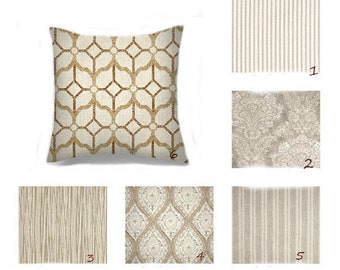Mystery SET OF TWO 18x18 inch Handmade Decorative pillow Covers Linen fabric PLN3