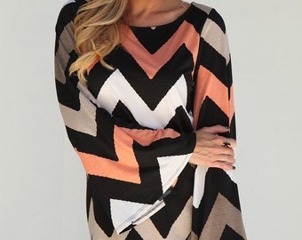 taupe shift dress