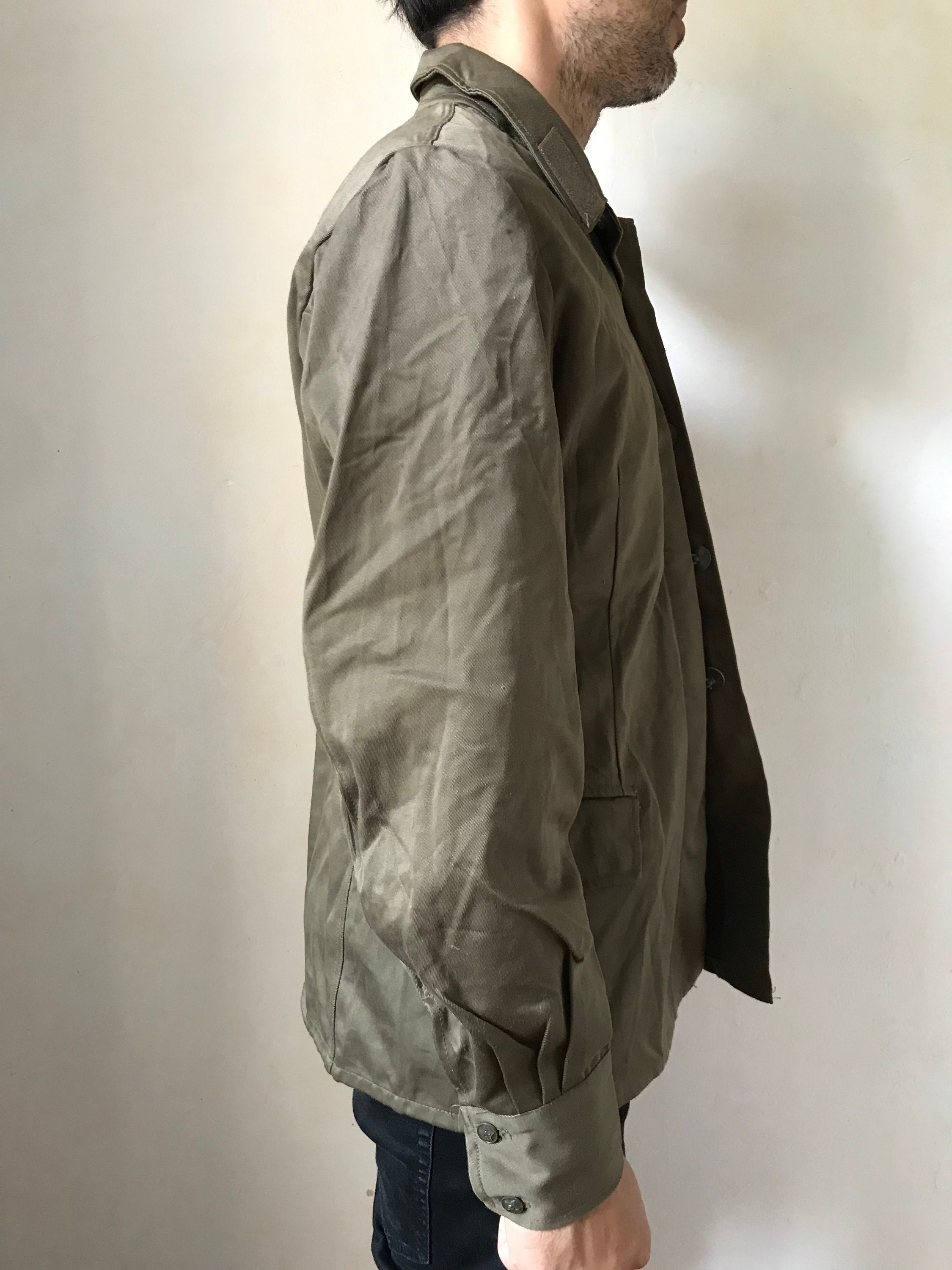 Vintage 70's Soviet Union Military Jacket USSR Army Jacket