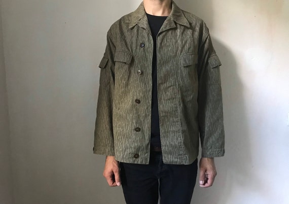 Vintage 80's German Strichtarn Jacket NVA GDR Rain Camo - Etsy