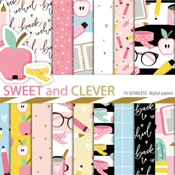 Sweet And Clever Back To School Student Homeschool Teacher Etsy