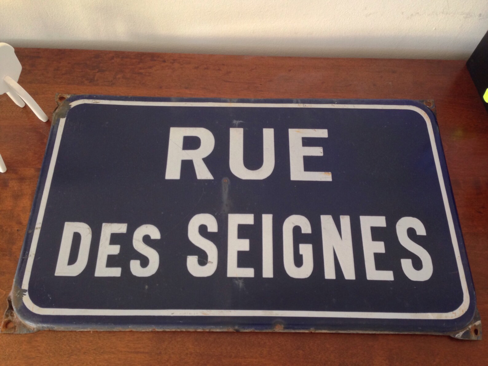 Vintage French Street Name Wall Decor - Etsy