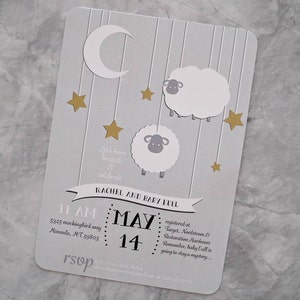 Little Lamb Baby Shower (printable PDF) Girl/boy Shower