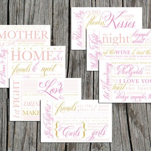 Gorgeous &quot;Year of Firsts&quot; set of 9 Tags