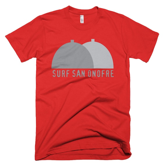 Surf California Iconic San Onofre Sano Beach, Nuclear Power Plant