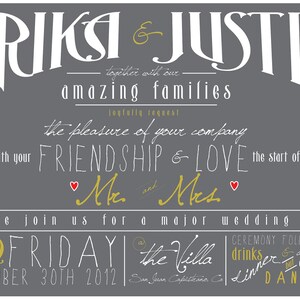 Printable Rustic Wedding Invitation - Etsy