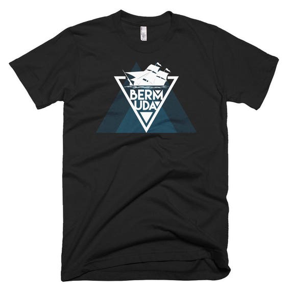 Bermuda - Blue Triangle - Souvenir T-Shirt Bermuda - Blue Triangle - Souvenir T-Shirt