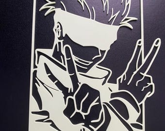 3d satoru gojo wall art