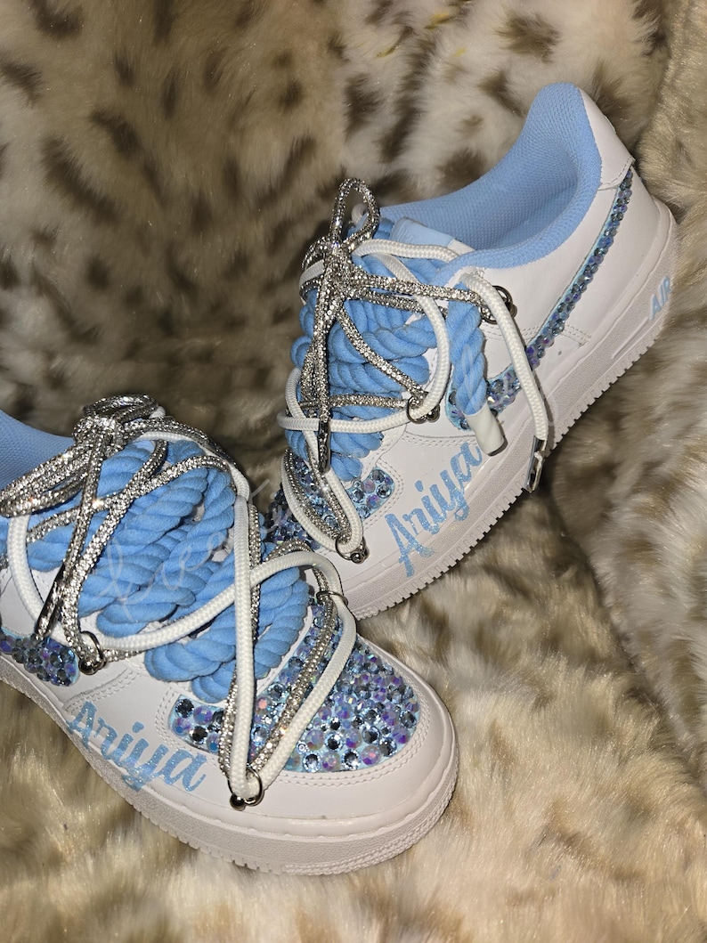 Rhinestone Drip AF1 - Etsy