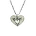Camela reviewed Three of Sword Pendant, Heart Necklace, Tarot Card, Jewelry, Sterling Silver 925, Oxidised, 14k Yellow gold