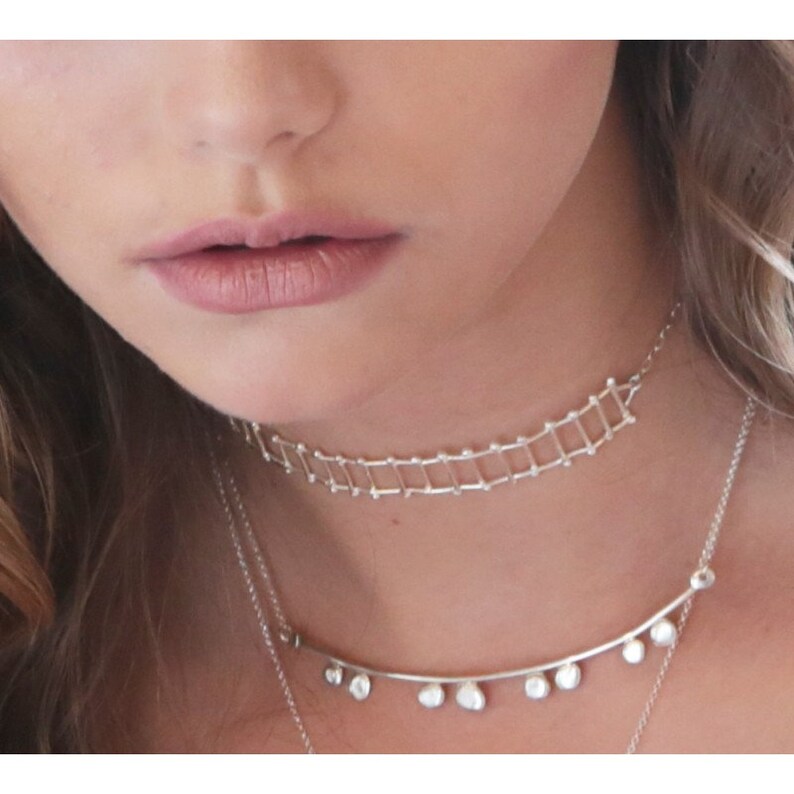 Choker Silver 925 Disorder Necklace Glam