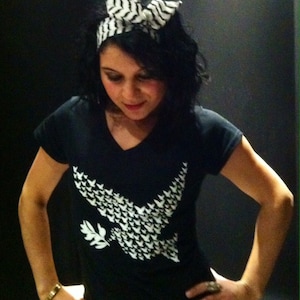 TSHIRT Women DOVE The big family trompe l’oeil Dove Peace