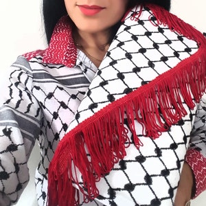 KUFFIEH clutch bag Keffieh style clutch HANDBAG keffiyeh Palestine