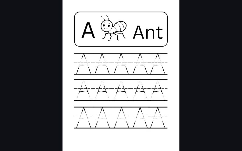Trace Abc R Alphabet Tracing Worksheets - Etsy