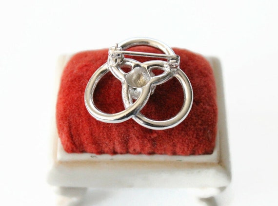 Vintage Bogoff Rhinestone Brooch - Mid Century Je… - image 2