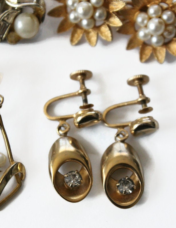 Louis ROUSSELET, Boucles D'Oreilles à Clips anciennes, en