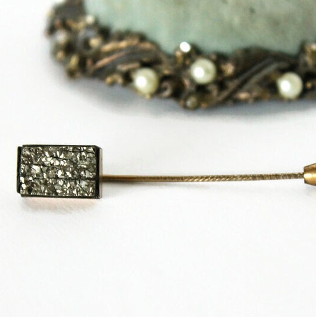 Antique Pyrite Stick Pin - Circa 1900's - Etsy