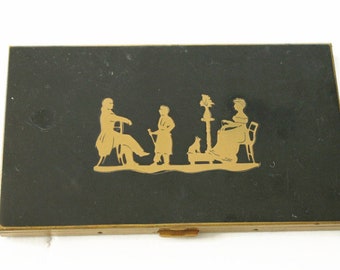 Volupte Cigarette Case | eBay VOLUPTE CIGARETTE CASE PERSIAN INSPIRED  ENAMEL OVER A GOLD TONE METAL. main image 2