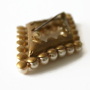 Vintage Faux Pearl Brooch image 4