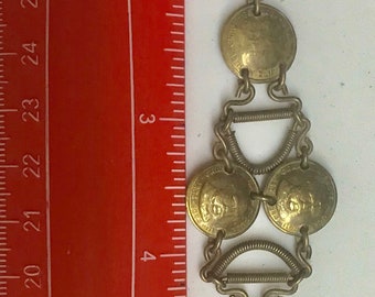 Vintage Peruvian Coin Bracelet