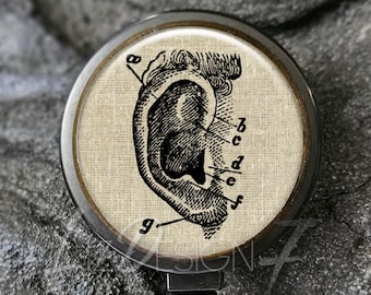 Anatomical Human Ear Badge Reel – Nursing, Audiology -528