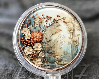 Delicate Flowers Retractable Badge Holder -Flowers Badge Reel - Flowers Badge Holder -Office Badge Reel -Teacher Gift -Nurse Badge Reel -423