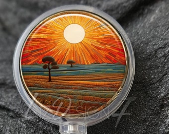 Fall Retractable Badge Holder - Fall Badge Reel - Colorful Fall Badge Holder - Office Badge Reel -Teacher Gift -Nurse Badge Reel -295