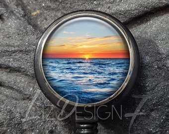 The Perfect Sunset Retractable ID, Sunset Badge Holder, Sunset Badge Reel, Office Badge Reel, Office Badge Holder, ID Holder