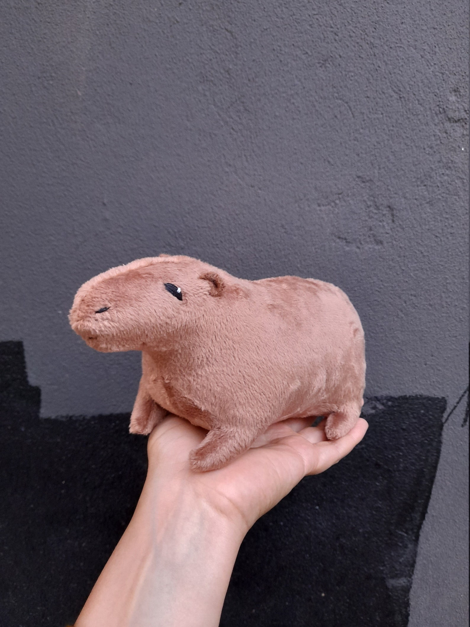 Capybara Plush Toy Stuffed Capybara Plushie Fluffy Etsy