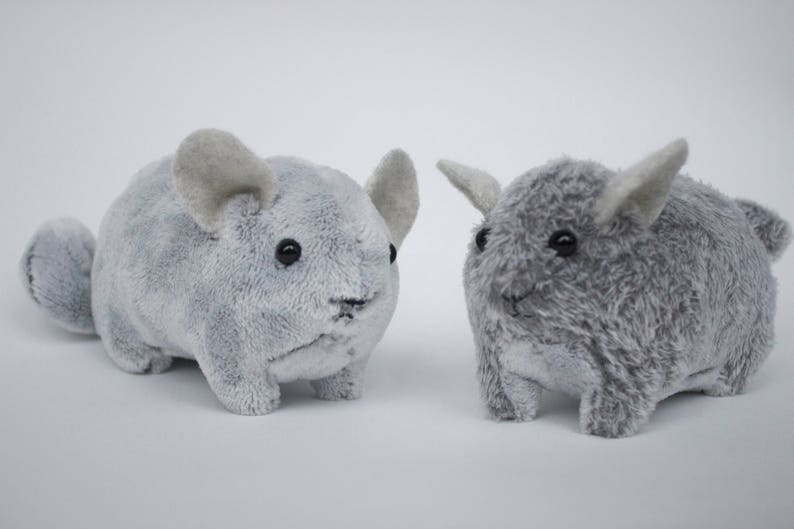 Chinchilla Stuffed animal chinchilla plush stuffed toy | Etsy