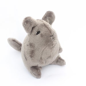 Chinchilla Stuffed animal chinchilla plush stuffed toy Chinchilla gift Chinchilla decor  Gray Chinchilla plushie