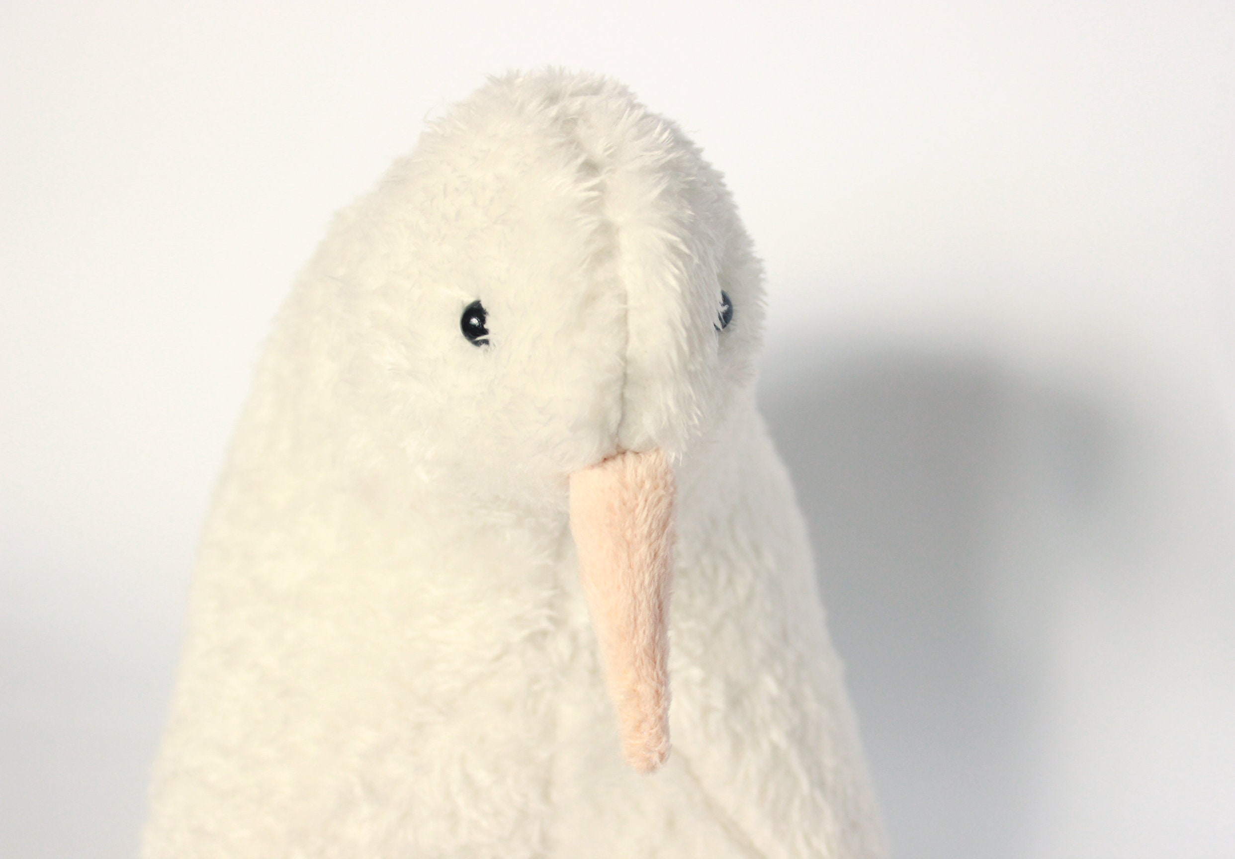 アルビノキウイのぬいぐるみ - キウイのぬいぐるみ - キウイの鳥の